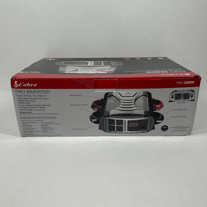 New Cobra Pro 2500w Professional Grade Power Converter CPI2500W