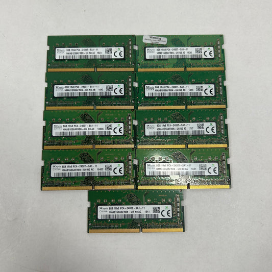 Lot of 9 SK Hynix 1Rx8 PC4-2400T-SA1-11 8GB (1x8GB) RAM DDR4 2400MHz
