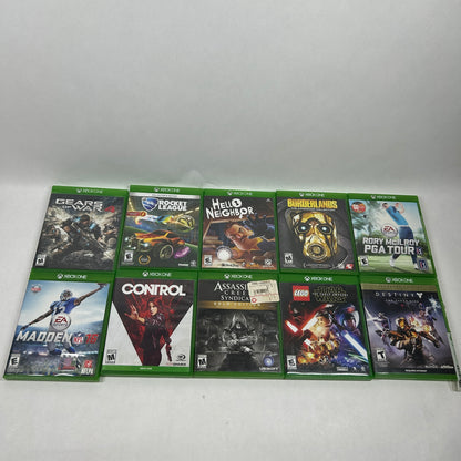 Lot of 50 Microsoft Xbox One Games