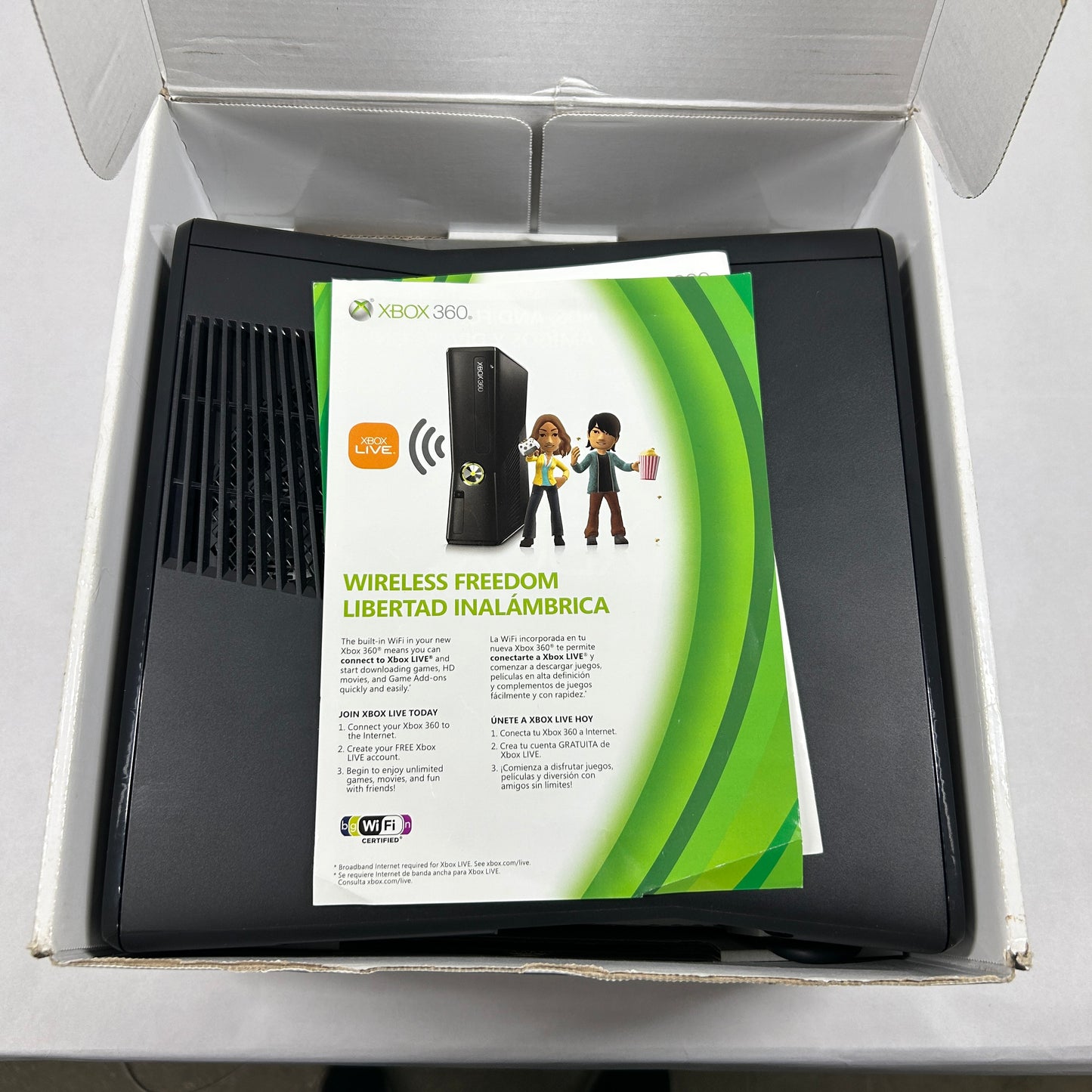Microsoft Xbox 360 S 4GB Console Gaming System Black 1439