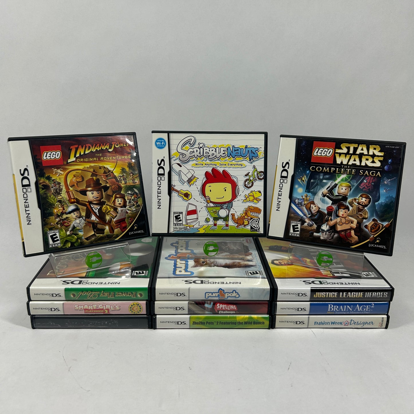 Lot of 12 Nintendo DS Games (Lego, Scribblenauts)