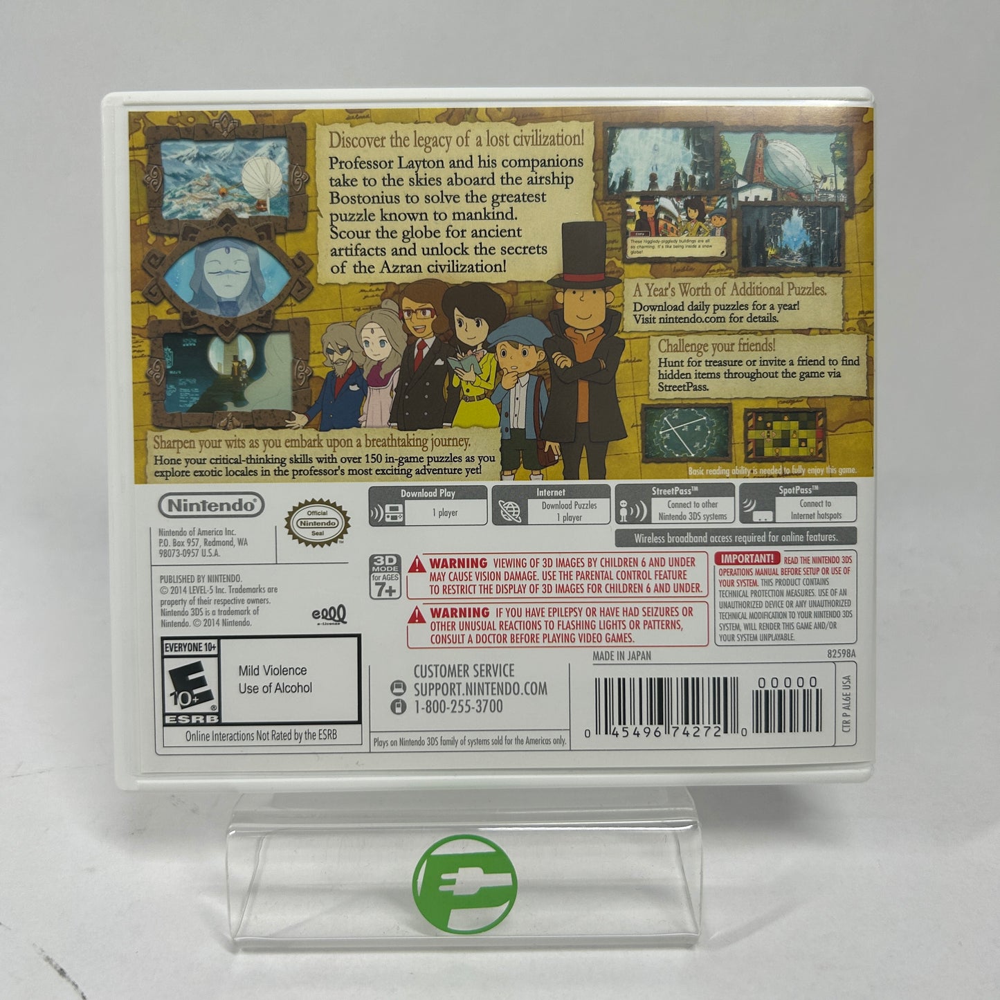 Professor Layton and the Azran Legacy (Nintendo 3DS, 2014)