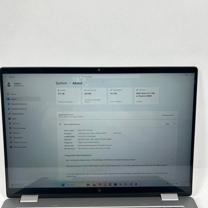 HP OmniBook X Flip 14-FK0013DX 14" Ryzen AI 5 340 2 GHz 16GB RAM 512GB SSD