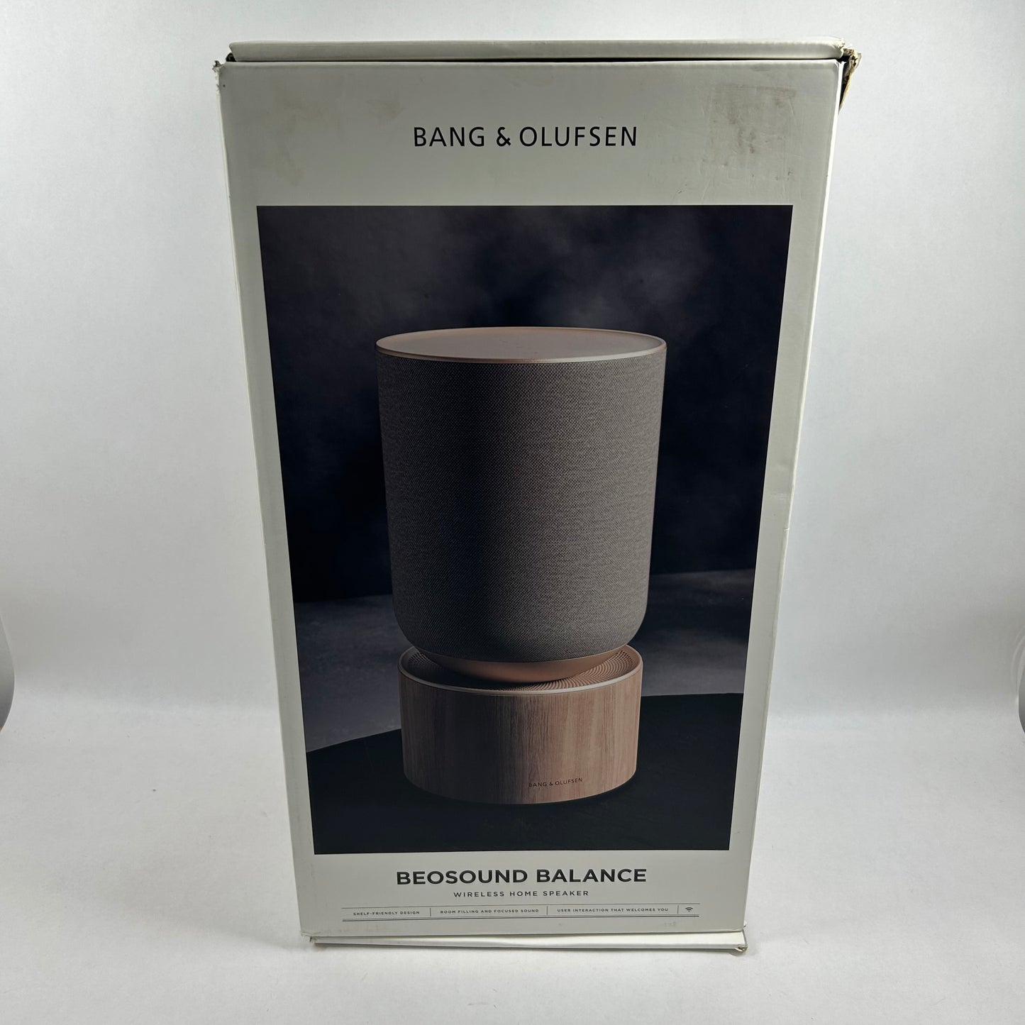 Bang & Olufsen Beosound Balance Bluetooth Speaker Gray 1200502