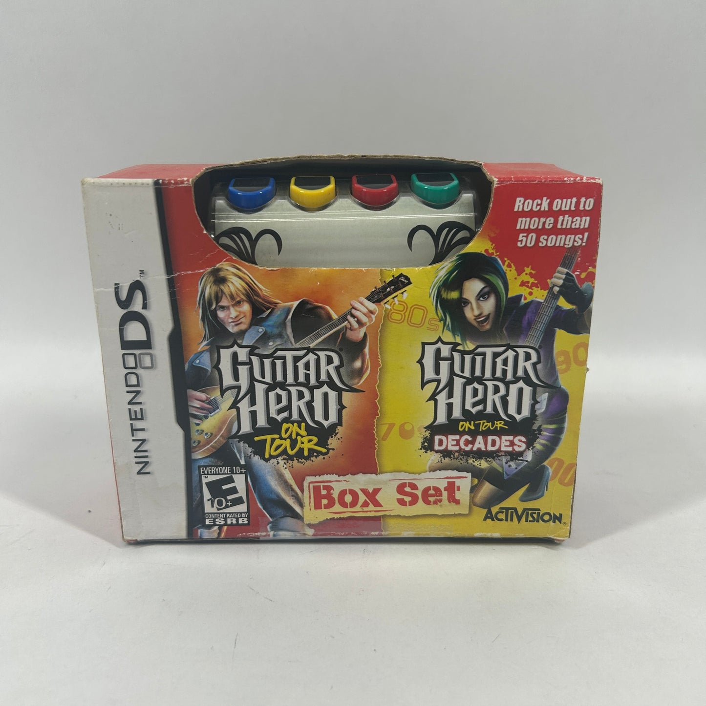 Guitar Hero On Tour & On Tour Decades Box Set (Nintendo DS, 2008)