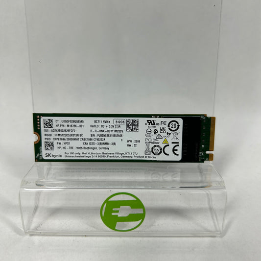SK Hynix 2280mm BC711 512GB M.2 NVMe Gen 3.0 x 4 SSD HFM512GD3JX013N
