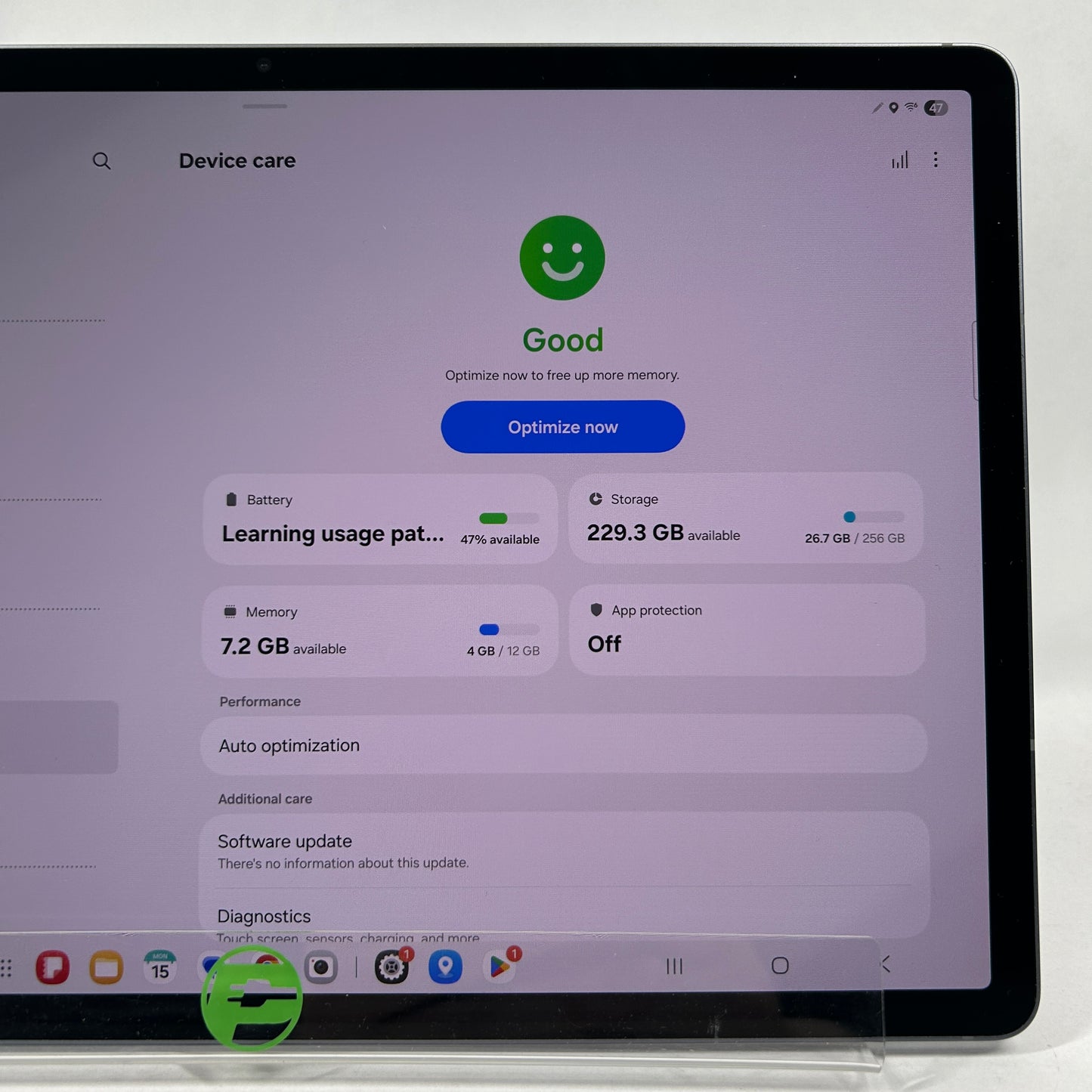 WiFi Only Samsung Galaxy Tab  S10+ 12.4" 256GB Black SM-X828U