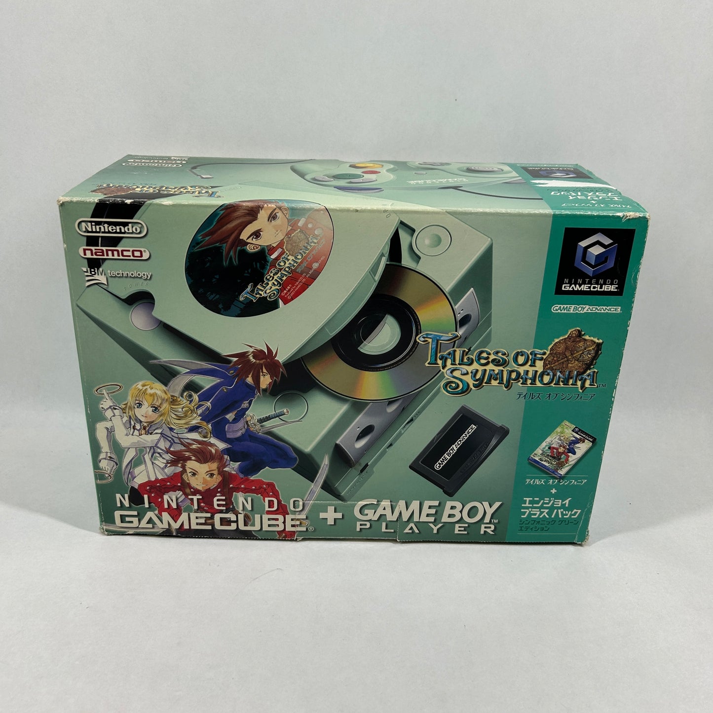 Nintendo GameCube Console Gaming System DOL-001 Green Tales of Symphonia Japan Special Edition   READ