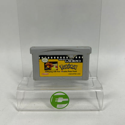 GBA Video Pokemon Johto Photo Finish/Playing with Fire (GameBoy Advance, 2004)