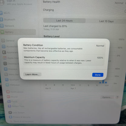 2025 Apple MacBook Air 13" M4 8C GPU 4.5GHz 16GB RAM 256GB SSD A3240