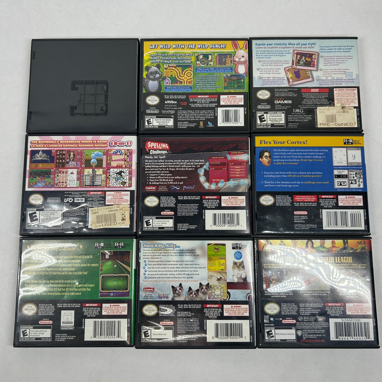 Lot of 12 Nintendo DS Games (Lego, Scribblenauts)