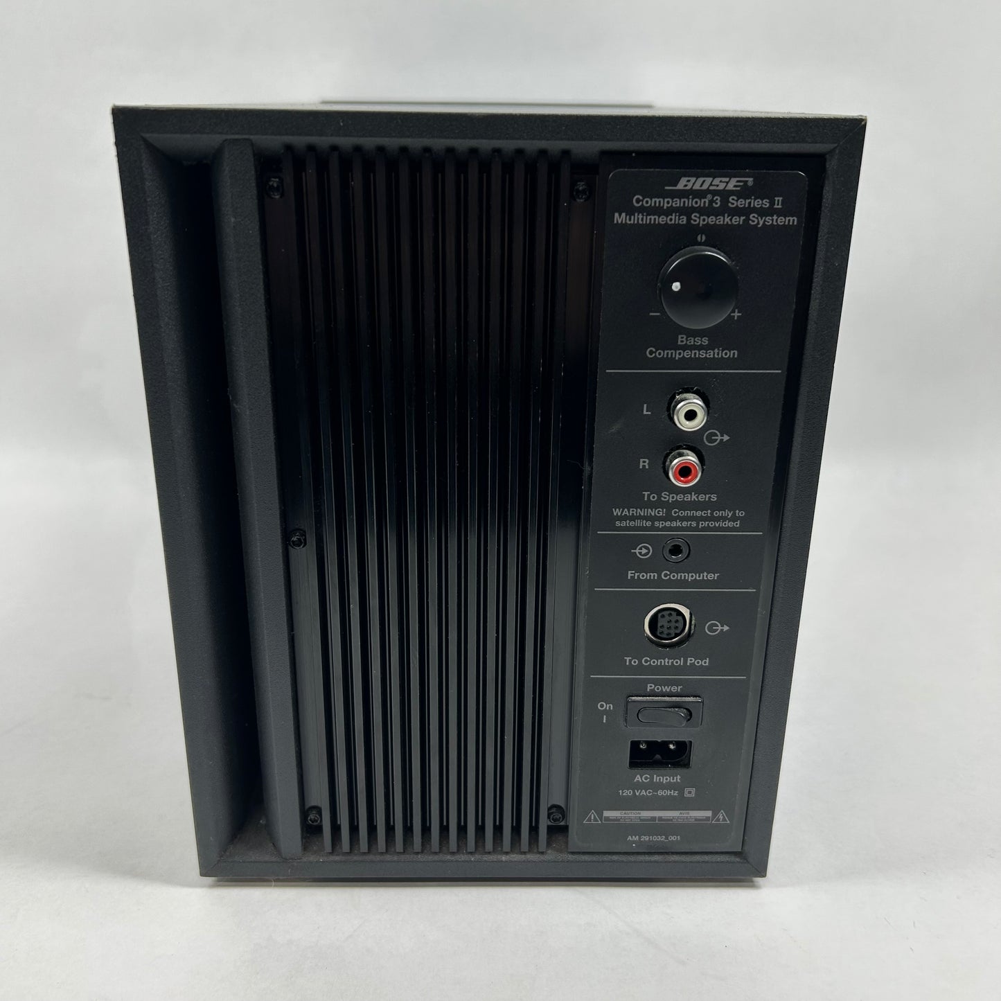 Bose Companion 3 Series II Computer Speakers Gray