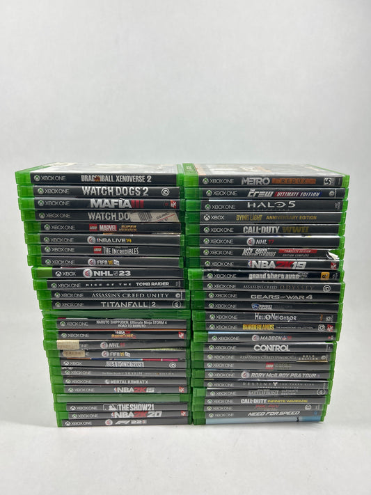Lot of 50 Microsoft Xbox One Games