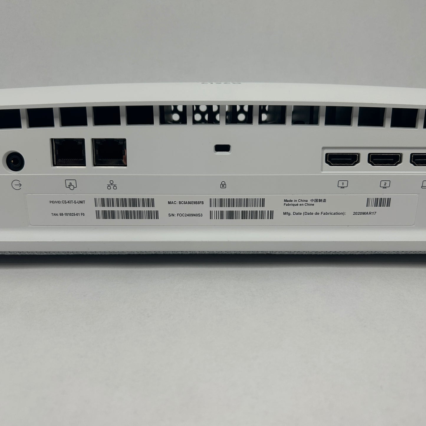 Cisco Webex Room Kit Conference Camera TTC7-23