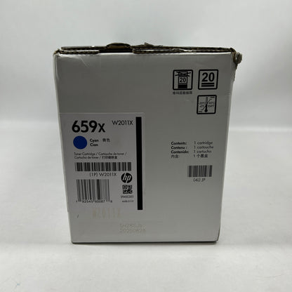 New HP 659X W2011X Cyan Toner Cartridge