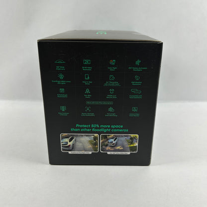 New Wyze Cam Floodlight 2K Color Night Vision LED Light WYZECFL2BL