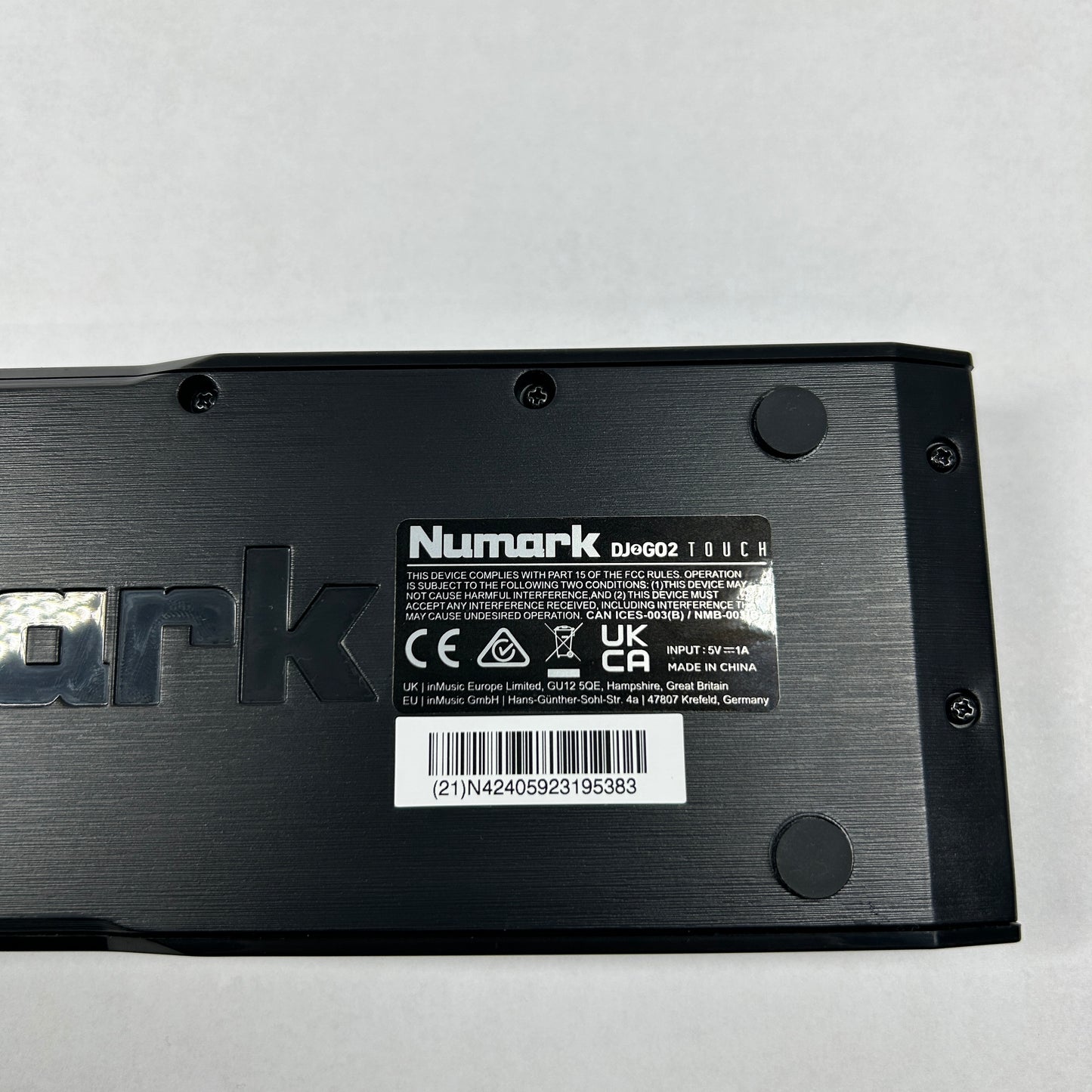 Numark Compact DJ Controller DJ2GO2
