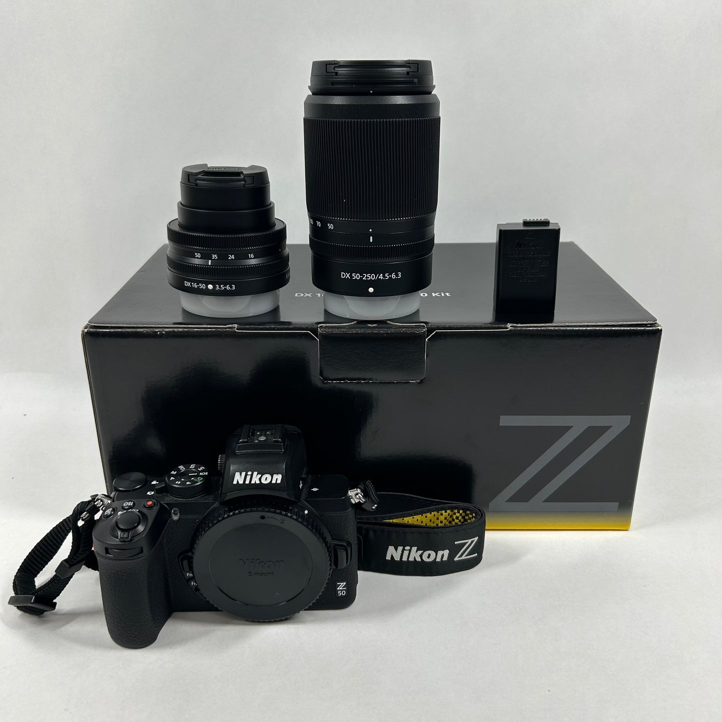 Nikon Z50 DX 16-50 + DX 50-250 Kit 20.9MP Digital Camera 658 Shutter Count