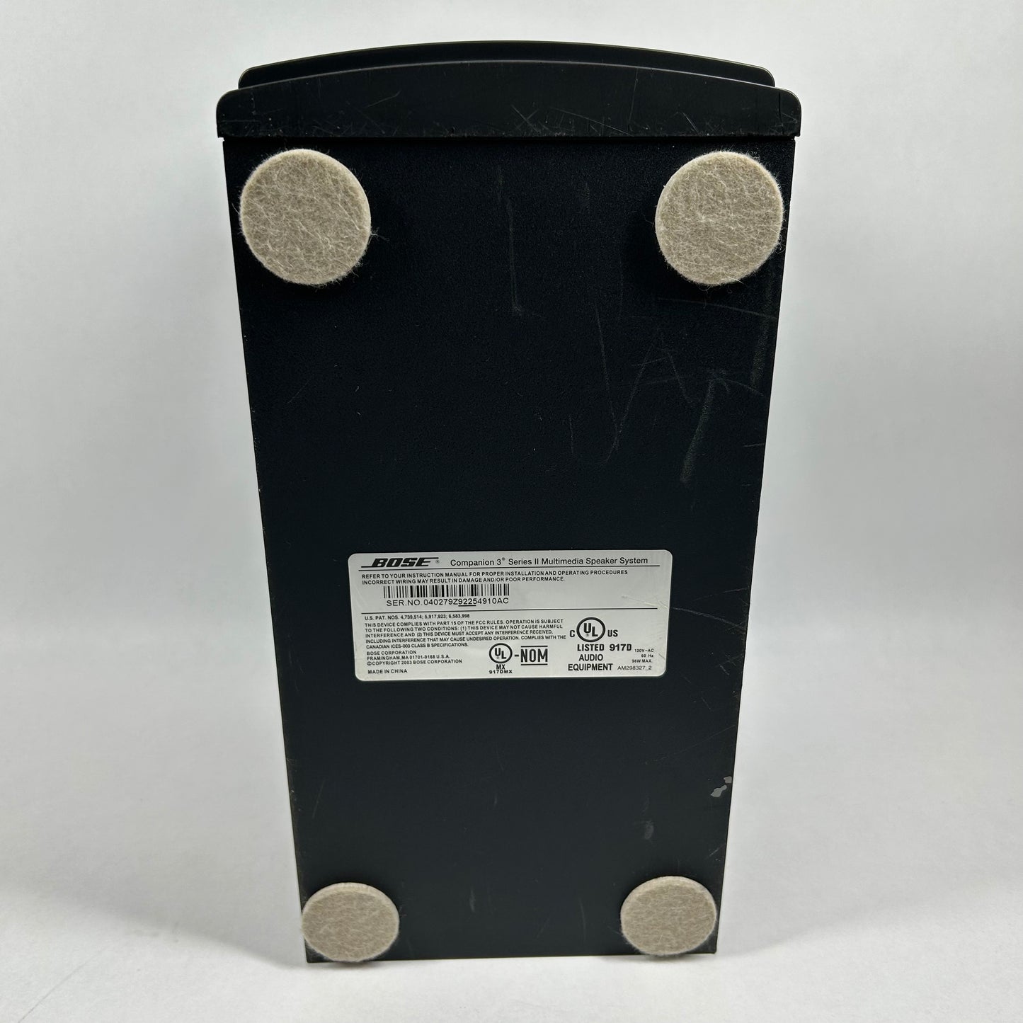 Bose Companion 3 Series II Computer Speakers Gray