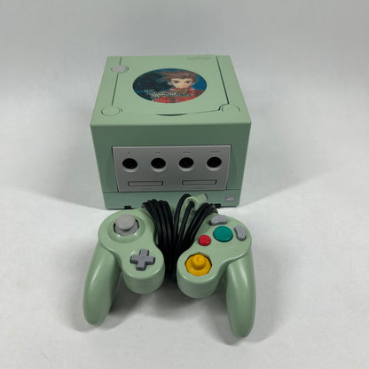 Nintendo GameCube Console Gaming System DOL-001 Green Tales of Symphonia Japan Special Edition   READ