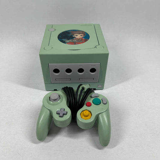 Nintendo GameCube Console Gaming System DOL-001 Green Tales of Symphonia Japan Special Edition   READ