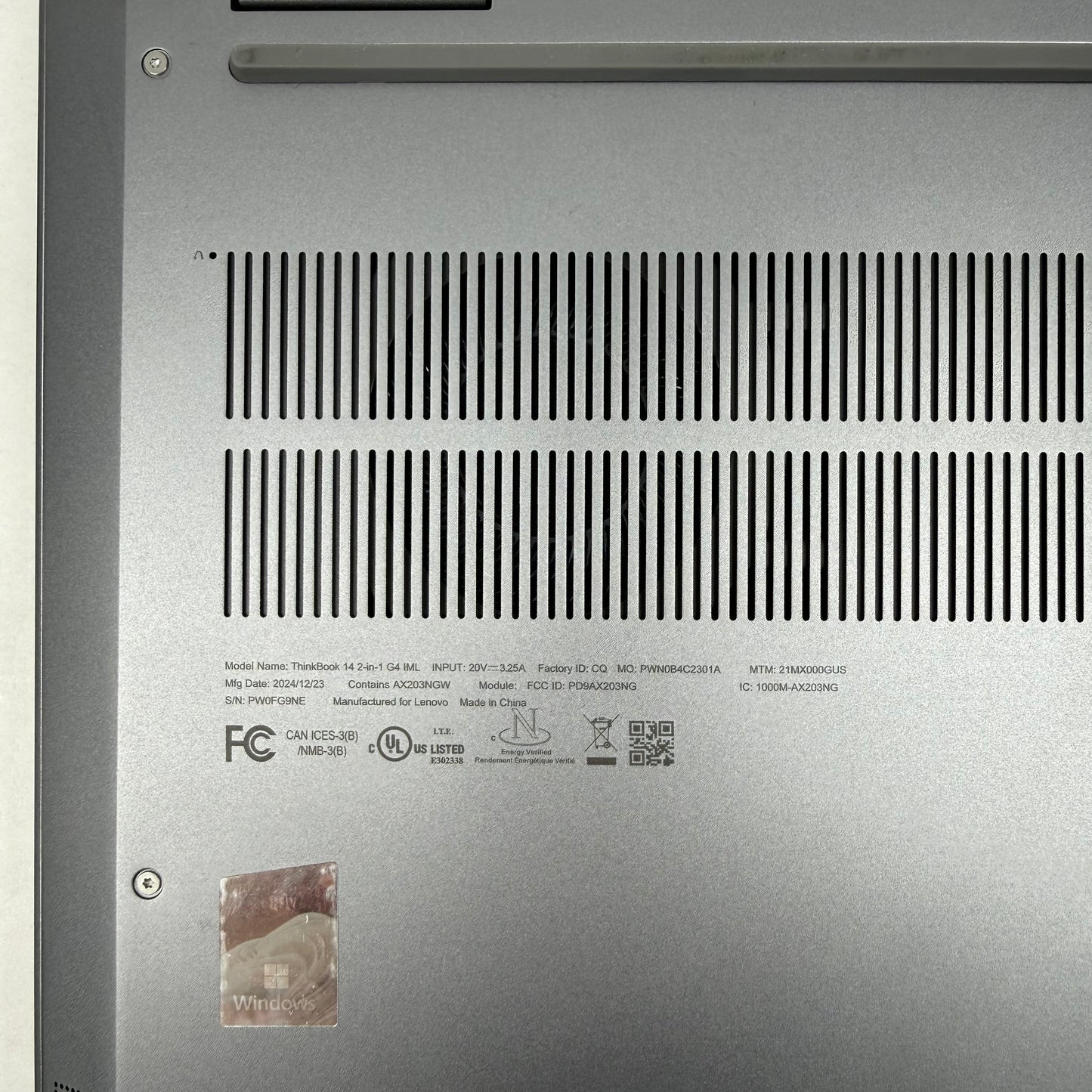 Lenovo ThinkBook 14 2-IN-1 G4 IML 14" Core Ultra 7 155U 16GB RAM 512GB SSD