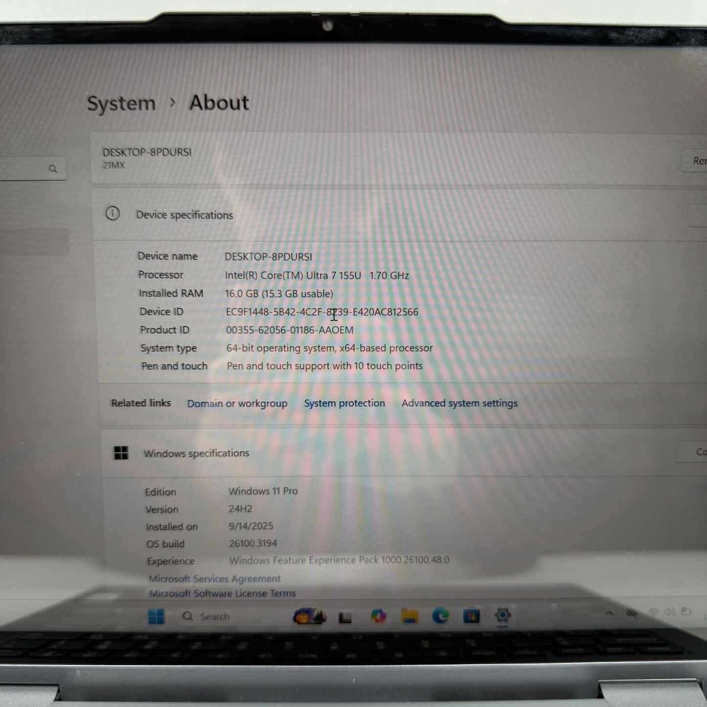 Lenovo ThinkBook 14 2-IN-1 G4 IML 14" Core Ultra 7 155U 16GB RAM 512GB SSD