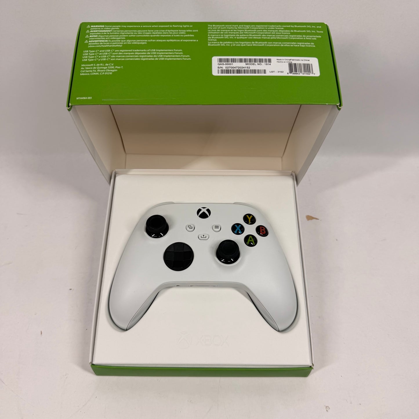Microsoft Xbox Series X|S Wireless Controller Robot White 1914