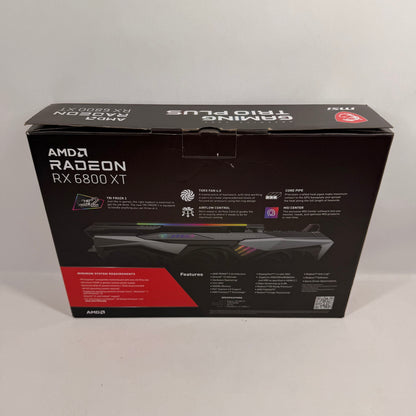 MSI Radeon RX 6800 XT Gaming Trio Plus 16GB GDDR6 Graphics Card 912-V395-034