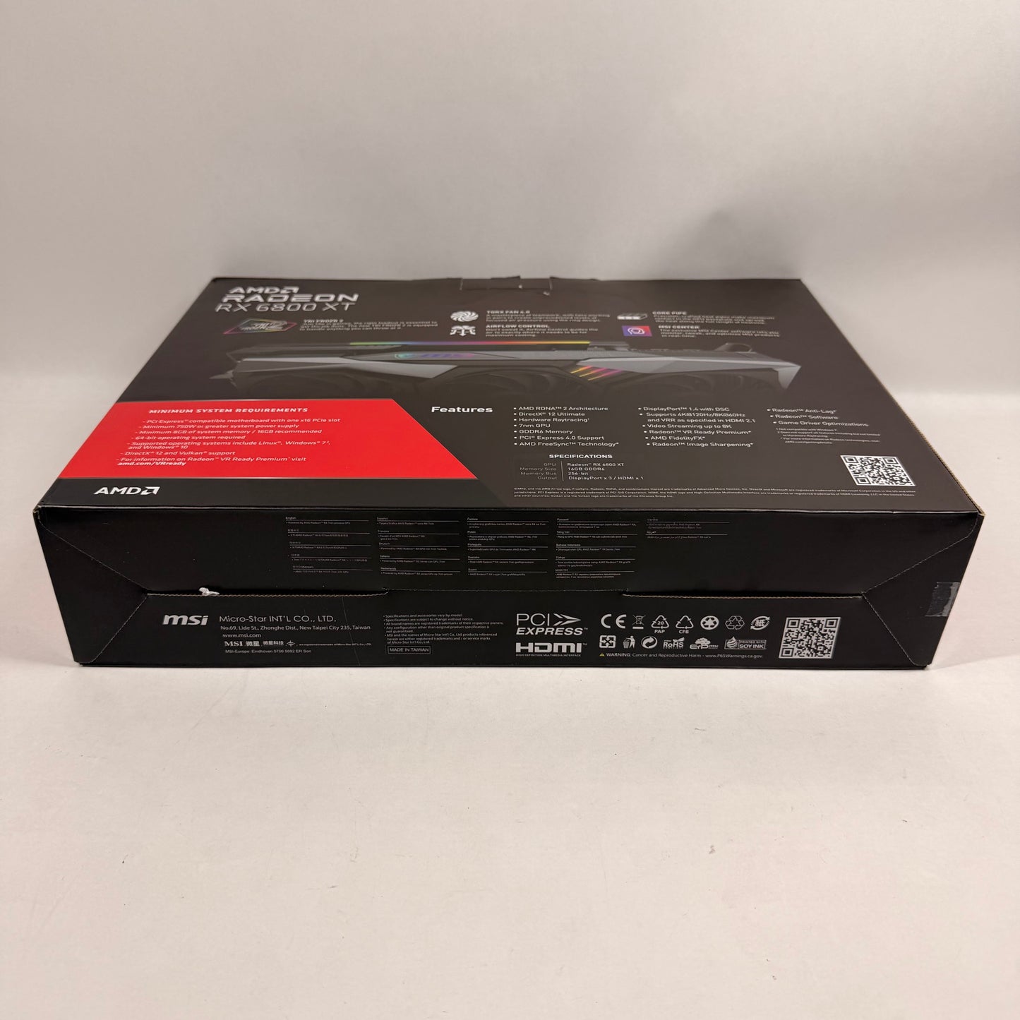 MSI Radeon RX 6800 XT Gaming Trio Plus 16GB GDDR6 Graphics Card 912-V395-034