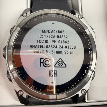 Garmin Fenix 8 Solar 51mm GPS Watch A04862
